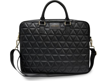 Guess Taška na notebook 15-16" - Guess, Quilted Bag Black GUCB15QLBK