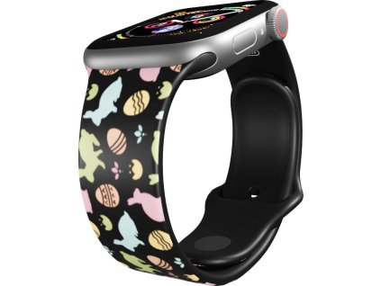 Apple watch řemínek Velikonoce (Barva Černá, Rozměr 38/40/41mm)