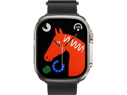 Řemínek na Apple Watch 44mm / 45mm / 46mm / 49mm - Hoco, AS101 Milan Black