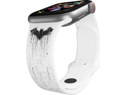 Apple watch řemínek Batman - Černo-bílý znak (Rozměr 38/40/41mm)