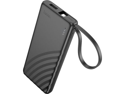 Hoco Externí baterie / powerbanka - HOCO, J129 Nature 5000mAh Black (kabel Lightning)