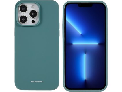 Ochranný kryt pro iPhone 14 Pro MAX - Mercury, Silicone Green