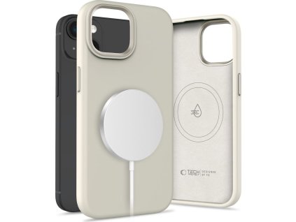 Tech-Protect Ochranný kryt na iPhone 15 - Tech-Protect, Pure MagSafe Cosmic Latte
