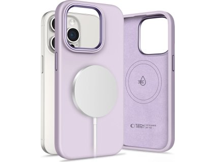 Ochranný kryt na iPhone 15 Pro - Tech-Protect, Pure MagSafe Mauve