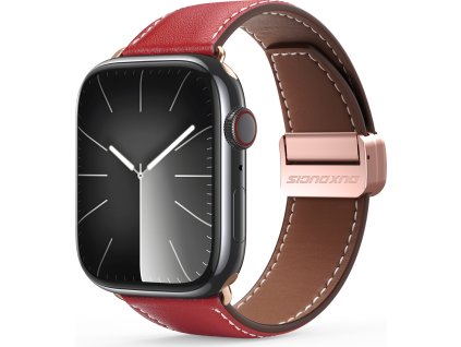 DuxDucis Řemínek na Apple Watch 44mm / 45mm / 46mm / 49mm - DuxDucis, YA Red