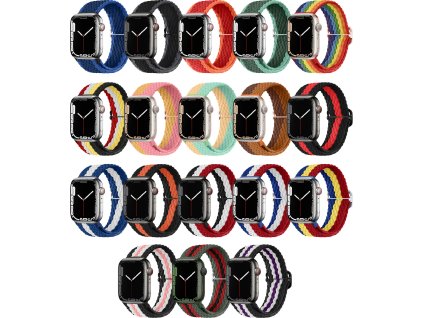Pletený řemínek se sponou pro Apple Watch 38/40/41/42(S10)mm