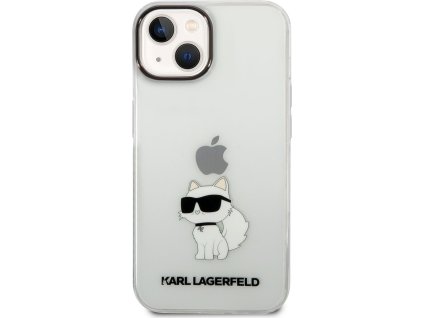 Karl Lagerfeld Ochranný kryt pro iPhone 14 PLUS - Karl Lagerfeld, IML Choupette NFT Transparent KLHCP14MHNCHTCT