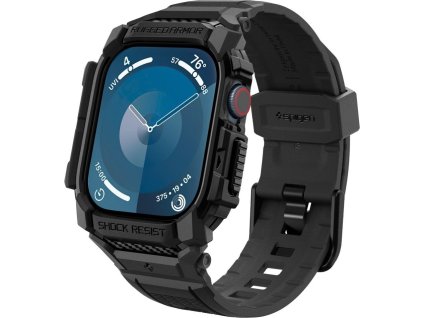 Spigen Řemínek s krytem pro Apple Watch 46mm - Spigen, Rugged Armor Pro Navy Black