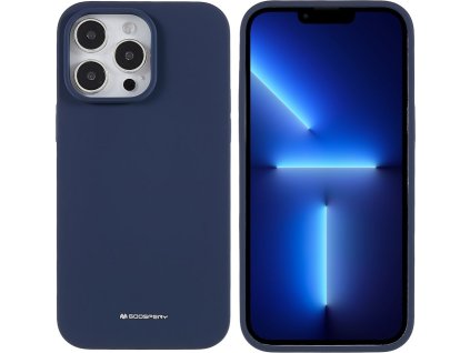 Mercury Ochranný kryt na iPhone 15 Pro - Mercury, Silicone Navy