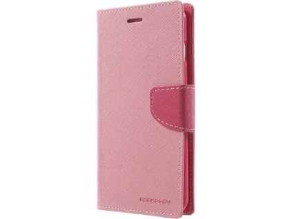 Mercury Pouzdro / kryt pro iPhone XS MAX - Mercury, Fancy Diary Pink/HotPink