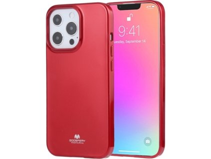 Ochranný kryt pro iPhone 13 Pro MAX - Mercury, Jelly Red