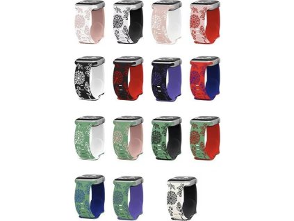 Řemínek gravírované pampelišky pro Apple Watch 42/44/45/46/49mm