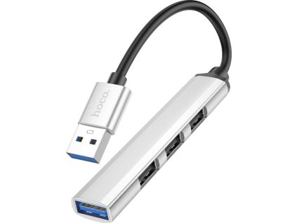 Hoco Redukce USB-A to USB-A - Hoco, HB26 Silver