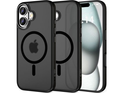 Tech-Protect Ochranný kryt na iPhone 16 - Tech-Protect, Magedge MagSafe Matte Black