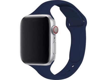 Dámský jednobarevný řemínek pro Apple Watch - Midnight Blue (Velikost 38/40/41mm, Obvod S-M (menší až střední obvod zápěstí), Barva Tmavě modrá)