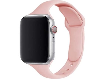 Dámský jednobarevný řemínek pro Apple Watch - Růžový (Velikost 38/40/41mm, Obvod S-M (menší až střední obvod zápěstí), Barva Růžová)