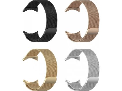 Milánský magnetický tah pro Google Pixel Watch (Barevná varianta Černý)