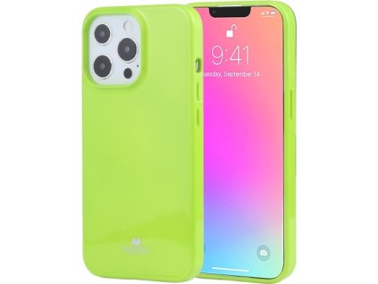 Ochranný kryt pro iPhone 13 Pro MAX - Mercury, Jelly Lime