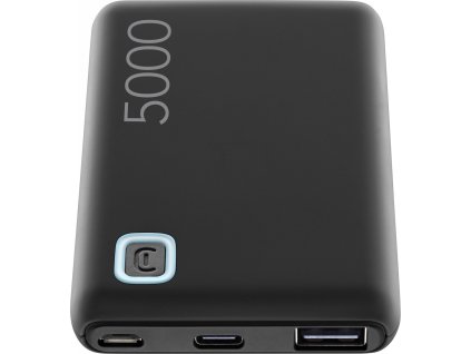 CellularLine Externí baterie / powerbanka - Cellularline, Essence 12W 5000mAh Black