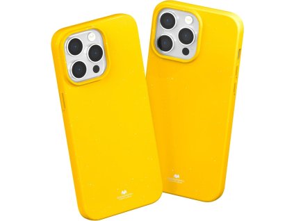 Ochranný kryt na iPhone 15 Pro MAX - Mercury, Jelly Yellow