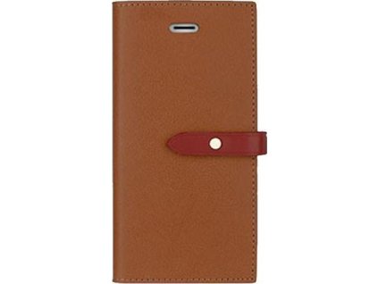 Mercury Pouzdro / kryt pro iPhone 6 / 6S - Mercury, Romance Diary BROWN/WINE