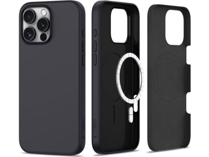Tech-Protect Ochranný kryt na iPhone 16 Pro MAX - Tech-Protect, Silicone MagSafe Black