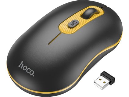 Hoco Bezdrátová myš - Hoco, GM21 Platinum Black