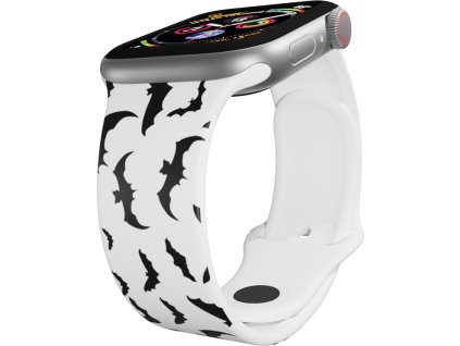 Apple watch řemínek Netopýři (Rozměr 38/40/41mm, barva pásku černá)