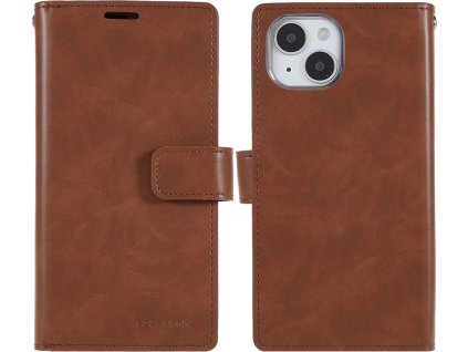 Mercury Ochranné pouzdro na iPhone 15 - Mercury, Mansoor Diary Brown
