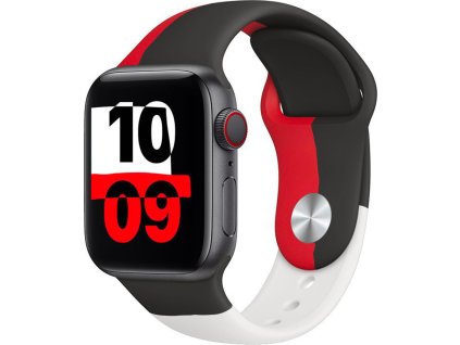 Barevný řemínek pro Apple Watch - Rumba (Barva Černá, Velikost 38/40/41mm, Obvod S-M (menší až střední obvod zápěstí))