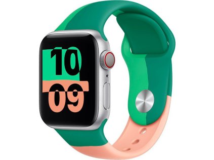 Barevný řemínek pro Apple Watch - Samba (Velikost 38/40/41mm, Obvod S-M (menší až střední obvod zápěstí), Barva Grapefruit)