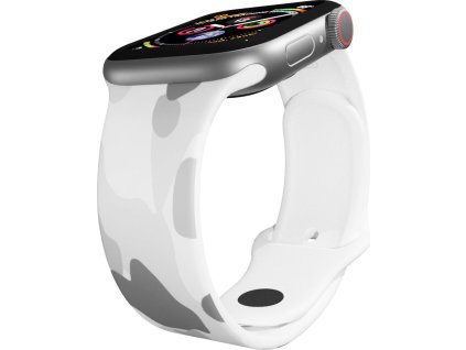 Apple watch řemínek Maskáč šedý (Rozměr 38/40/41mm, barva pásku černá)