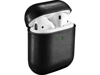 iCarer Pouzdro pro sluchátka AirPods - iCarer, Vintage Black 01.14.IAP031-BK