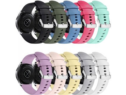 Řemínek s přezkovým zapínáním 22mm (Barevná varianta Černá)