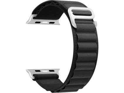Nylonový řemínek se sponou pro Apple Watch 38/40/41/42(S10)mm (Barva náramku Černá)