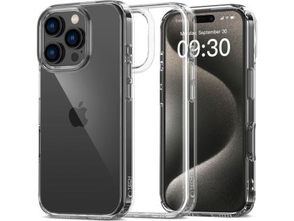 Tech-Protect Ochranný kryt na iPhone 16 Pro MAX - Tech-Protect, Flexair Hybrid Clear