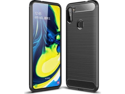 Tech-Protect Ochranný kryt pro Samsung Galaxy M11 - Tech-Protect, Tpucarbon Black