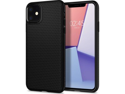 Spigen Ochranný kryt na iPhone 11 - Spigen, Liquid Air Black 076CS27184