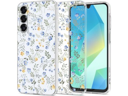 Tech-Protect Ochranný kryt na Samsung Galaxy A16 - Tech-Protect, Flexair+ Spring Flowers