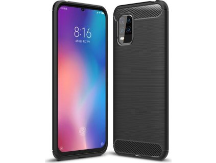 Tech-Protect Ochranný kryt pro Xiaomi Mi 10 Lite - Tech-Protect, Tpucarbon Black