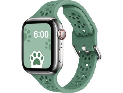Řemínek s pacičkami a přezkovým zapínáním pro Apple Watch 42/44/45/46/49mm (Barevná varianta Černý)