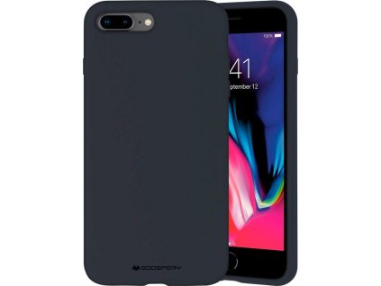 Mercury Ochranný kryt pro iPhone 7 PLUS / 8 PLUS - Mercury, Silicone Navy