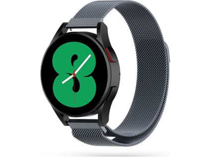 Tech-Protect Řemínek pro Samsung Galaxy Watch 40mm / 42mm / 44mm / 46mm - Tech-Protect, Milaneseband Gray