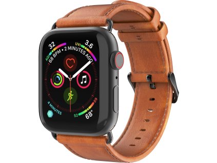 DuxDucis Kožený pásek / řemínek pro Apple Watch 44mm / 45mm / 46mm / 49mm - DuxDucis, Business Brown