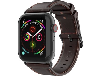 DuxDucis Kožený pásek / řemínek pro Apple Watch 38mm / 40mm / 41mm / 42mm - DuxDucis, Business Coffee