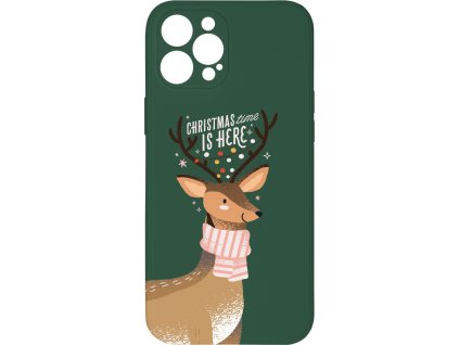Kryt Vánoční sobice pro iPhone 12 Pro Max