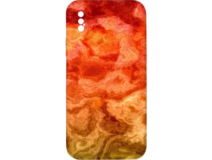 Kryt Ohnivý mramor pro iPhone X/XS