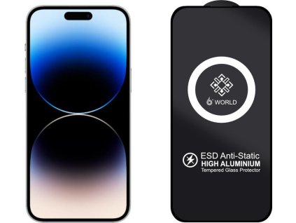 ESD 3D Ochranné tvrzené sklo na iPhone 15