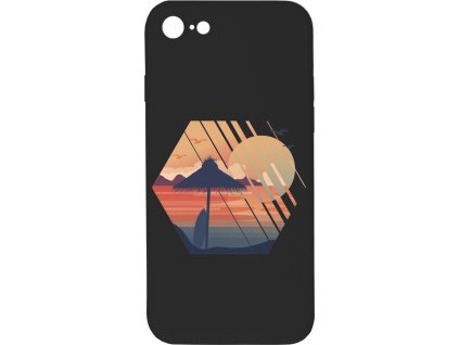 Kryt Západ slunce černý pro iPhone 7/8/SE2020