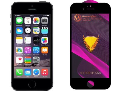 3D Ochranné tvrzené sklo na iPhone 5/5S